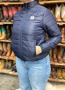 JAQUETA PUFFER INDIAN FARM FEM MARINHO